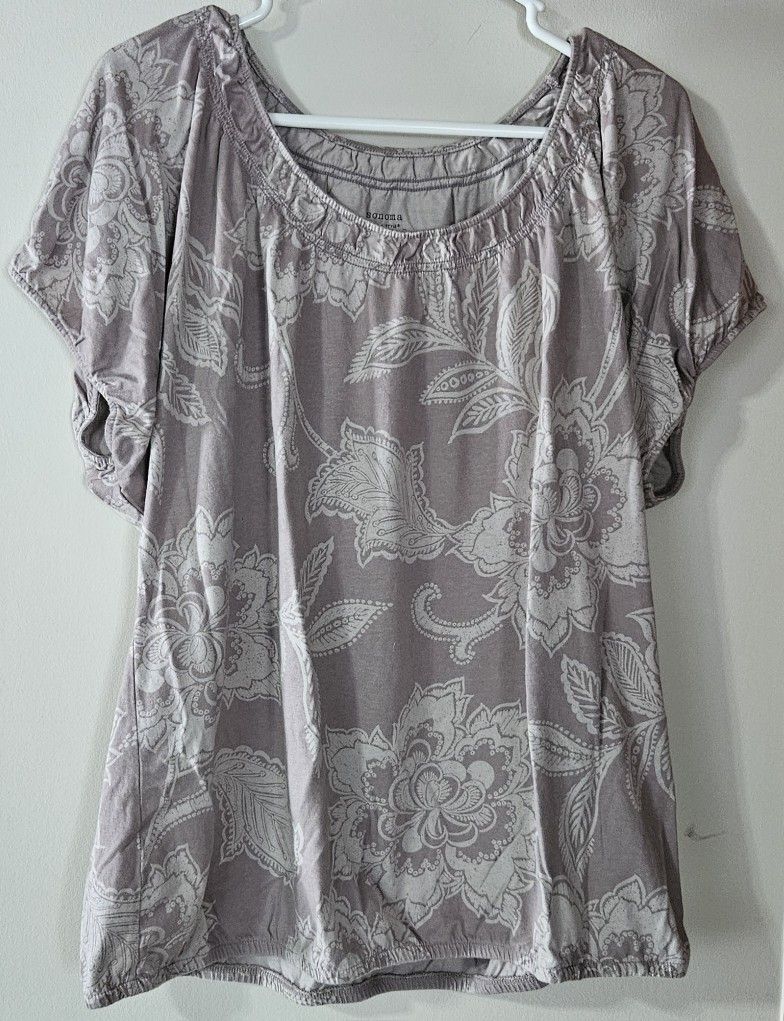2X Sonoma Woman's Short Sleeve Shirt
