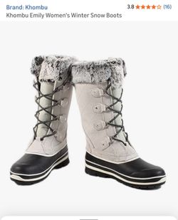 Waterproof women’s winter boots size 7