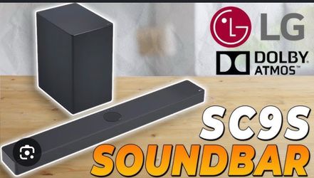 LG - 3.1.3 Channel SC9S Soundbar with Wireless Subwoofer, Dolby Atmos, WOW Orchestra - Black