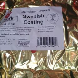 Chocolate Flavored Swedish Coating