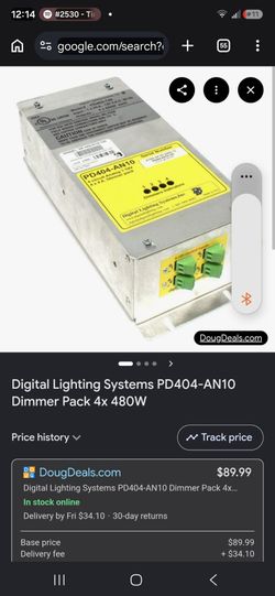 PD 404 DMX dimmer