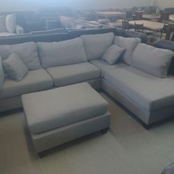 Light Grey Sectional 