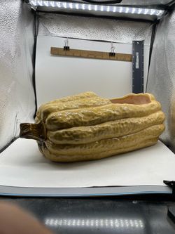 ceramic squash with opening 🍁 gorgeous fall centerpiece 🍁 ceramic squash with opening