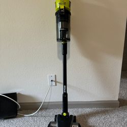Ryobi Brushless Cordless Pet Stick Vacuum with battery and charger