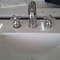 48 Inches  Allen &roll Slatr Blue Bathroom vanity  Faucet  Separate 