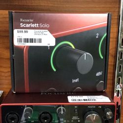 Focus Scarlett Solo 4th Gen 