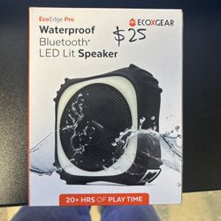 Waterproof Bluetooth LED Lit Speaker Eco X Gear 