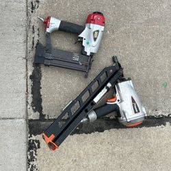 Framing Nail Gun And Brad Nailer 