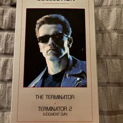 LIVE Entertainment The Terminator Collection VHS Arnold Schwarzenegger Sci-Fi R