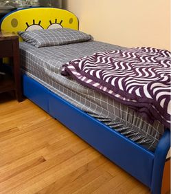 Twin size bad with mattress