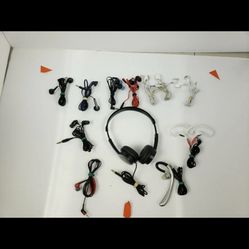 LOT OF 12  Headphones 