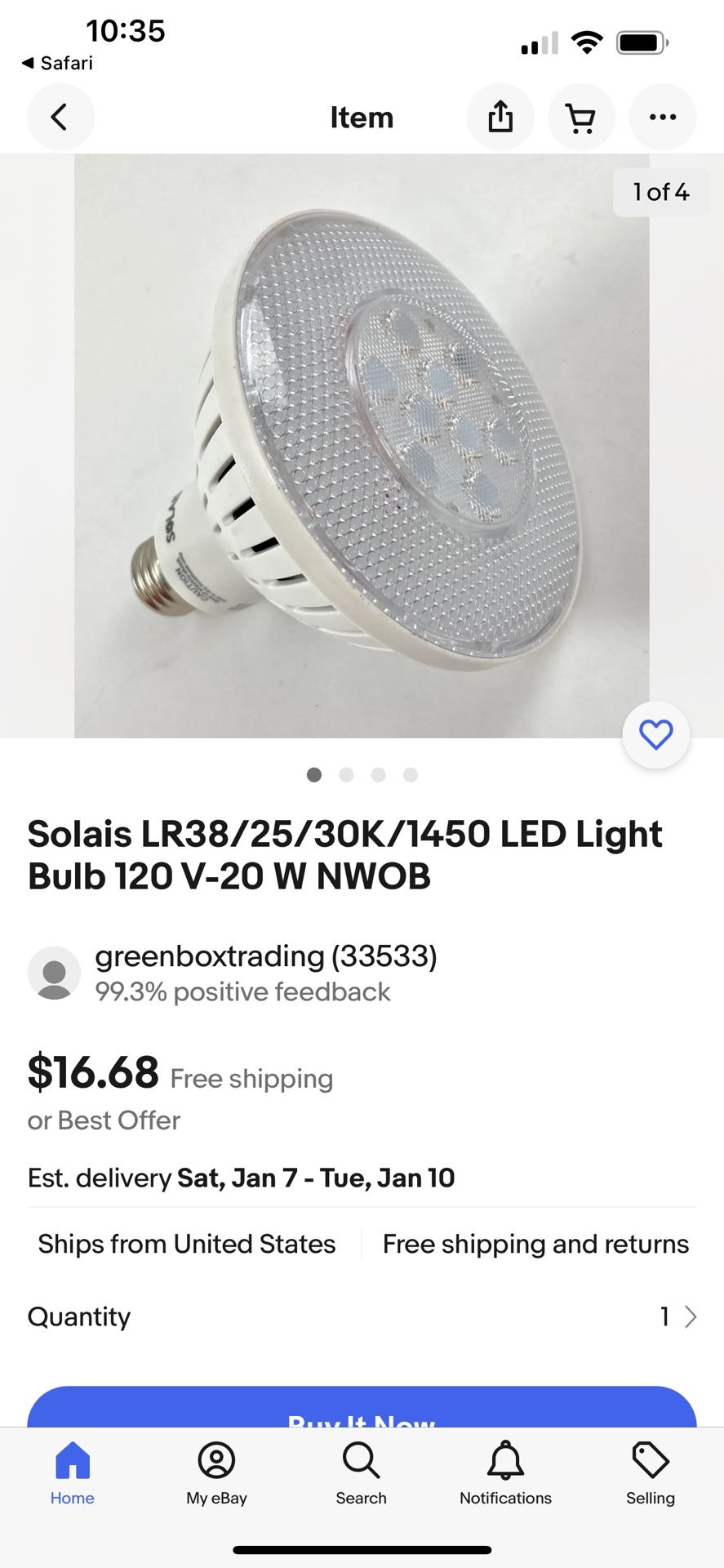 16 Bulbs 10 Bucks Each New 16