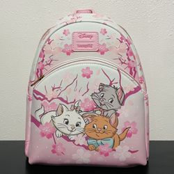 Loungefly Disney The Aristocats Kittens Cherry Blossom Mini Backpack