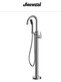 🛁 Jacuzzi Chrome Freestanding Tub Filler Faucet