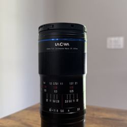Laowa 100mm f2.8 2x Ultra Macro Lens Sony E Mount