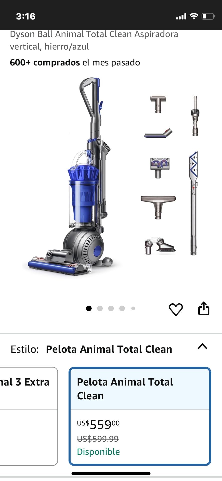 dyson ball animal total clean Vaccum new