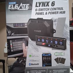 **New**TYPE S - Elevate LYNX 6 - 6-Switch Control Panel & Power Hub**New**