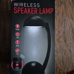 SHARPER IMAGE Wireless Bluetooth Speaker Lamp Model SBT5004