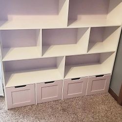 White Bookshelf 