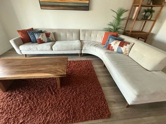 Large Curved 3 Piece Sectional