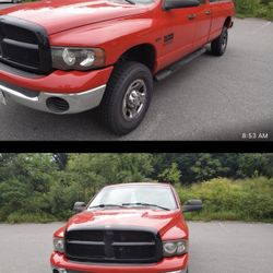2005 Red Dodge Ram Truck 