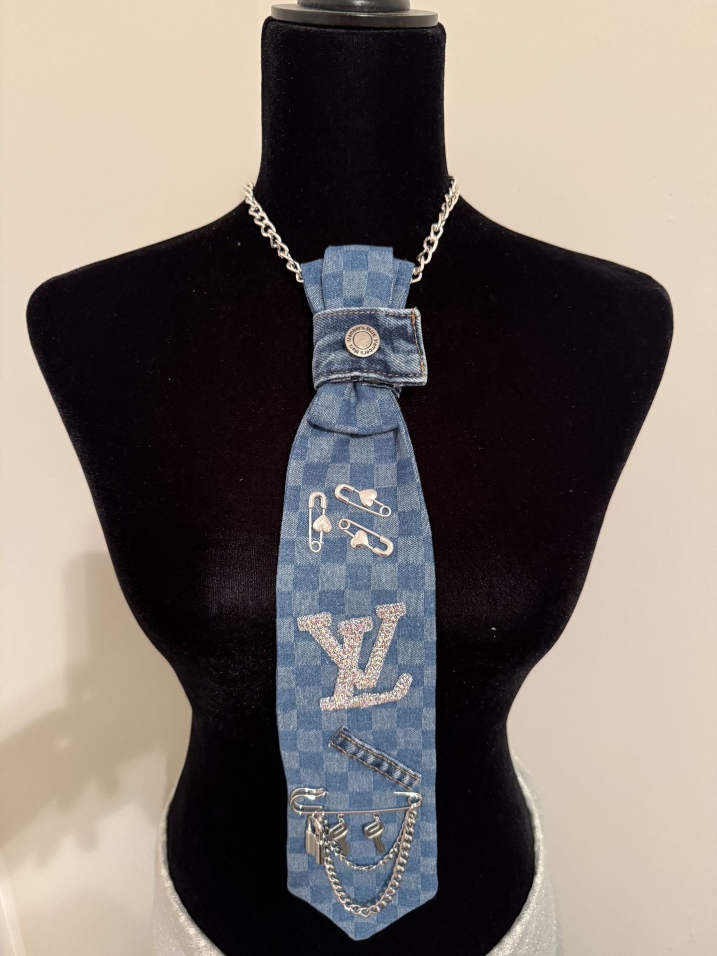 Custom Necktie Necklace, One Of A Kind. $40.