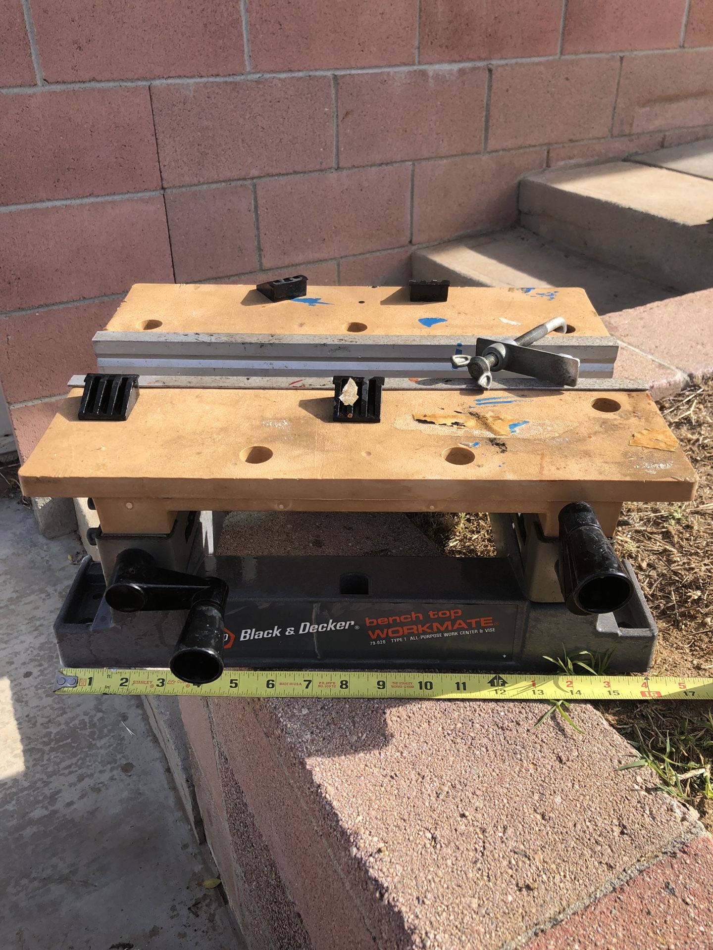 Vintage Black & Decker Benchtop Workmate - model 79-020 Type 1