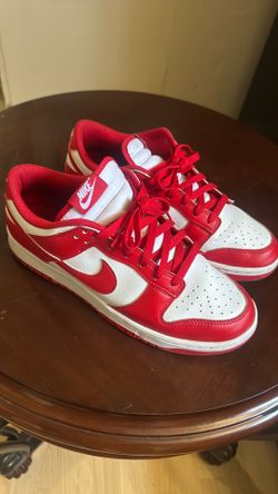 Nike dunk low university red size 10