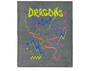 HOW TO TRAIN YOUR DRAGON MULTICOLOR SILK TOUCH THROW BLANKET