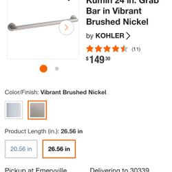 Kohler 24" Grab Bar