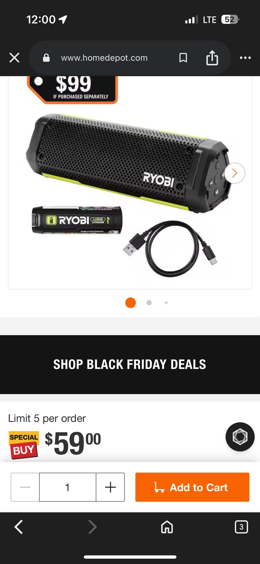Ryobi Speaker 