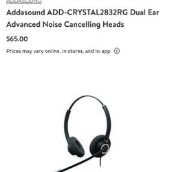 AddaSound- Noise Cancelling Headset 