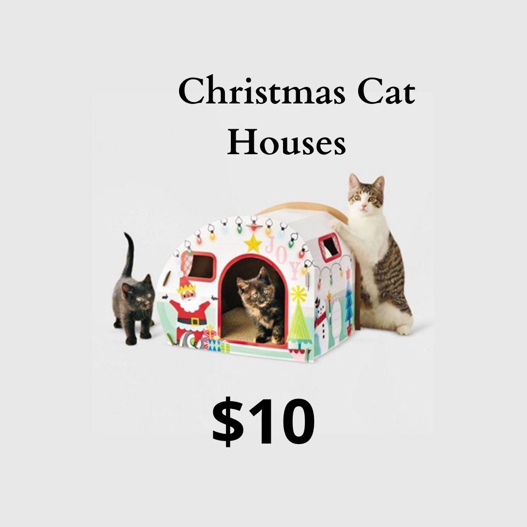Christmas Cat Houses