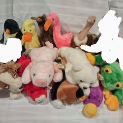 TY Beanie Buddies $5.00 Dollars Each.