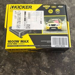 KICKER 1600 W MAX 800w RMS CXA800.1 