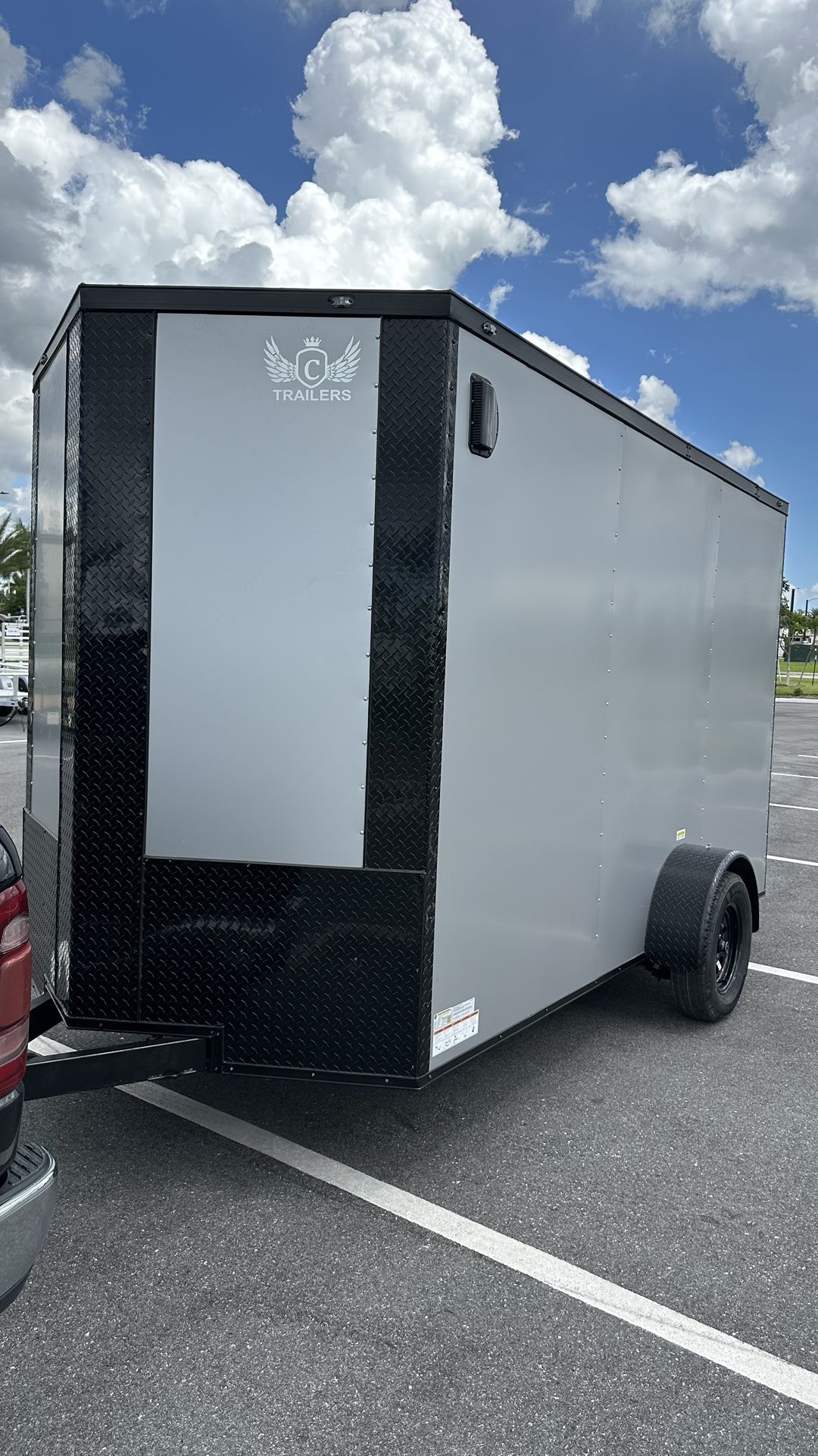 NEW 2026 6x12 SA 7ft Height Enclosed Trailer