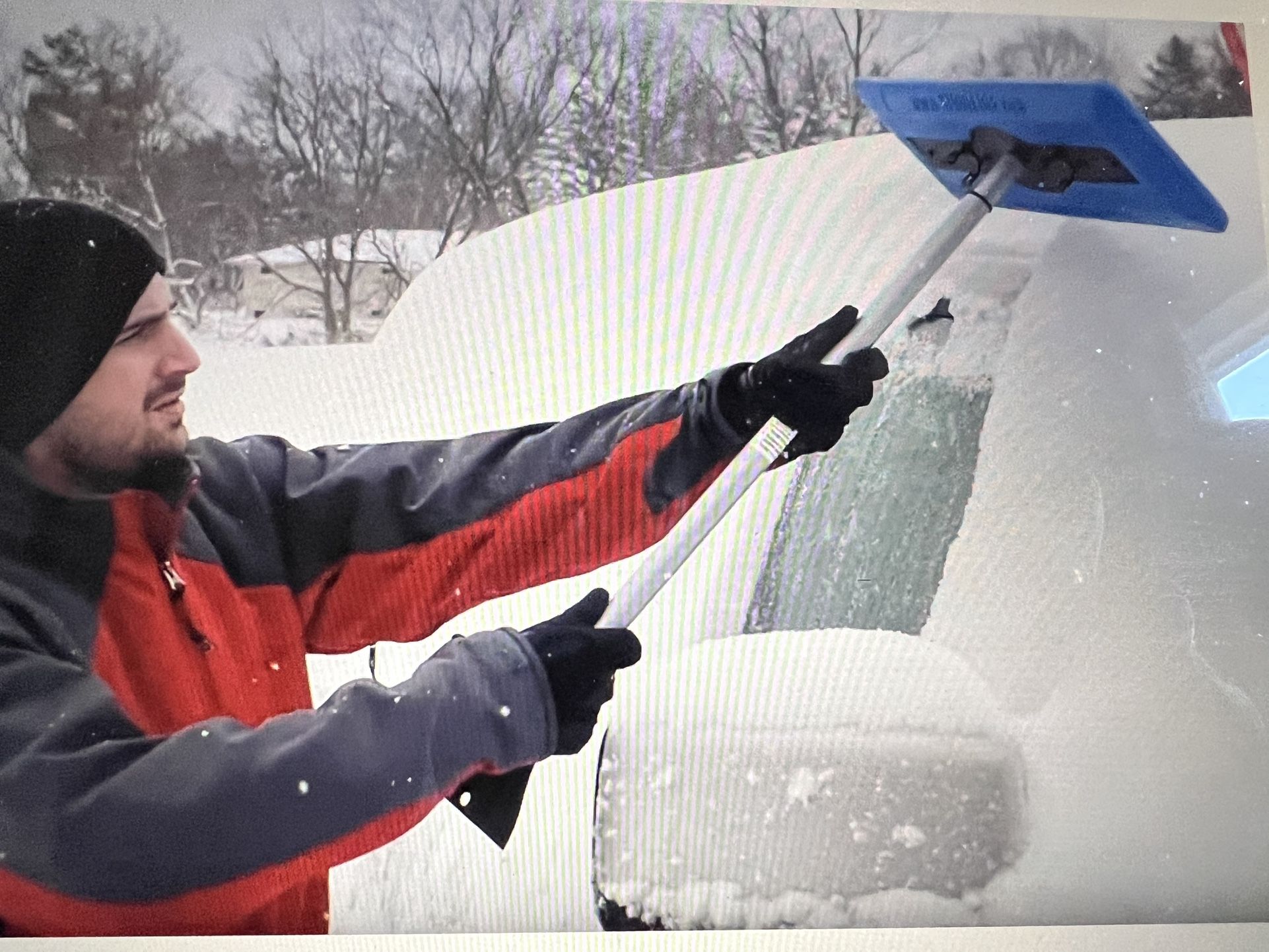 Snow Joe 2-In-1 Snow Broom/Ice Scraper (2 Types/3 Colors)