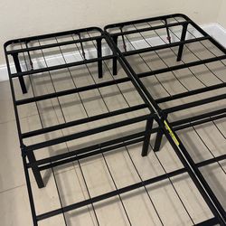 Foldable Full Bed Frame Or 2 Twins