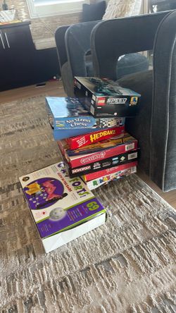 Board games, legos