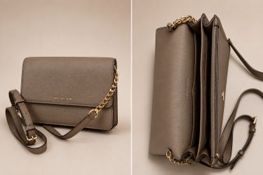Michael Kors Daniela Large Saffiano Leather Crossbody Bag
