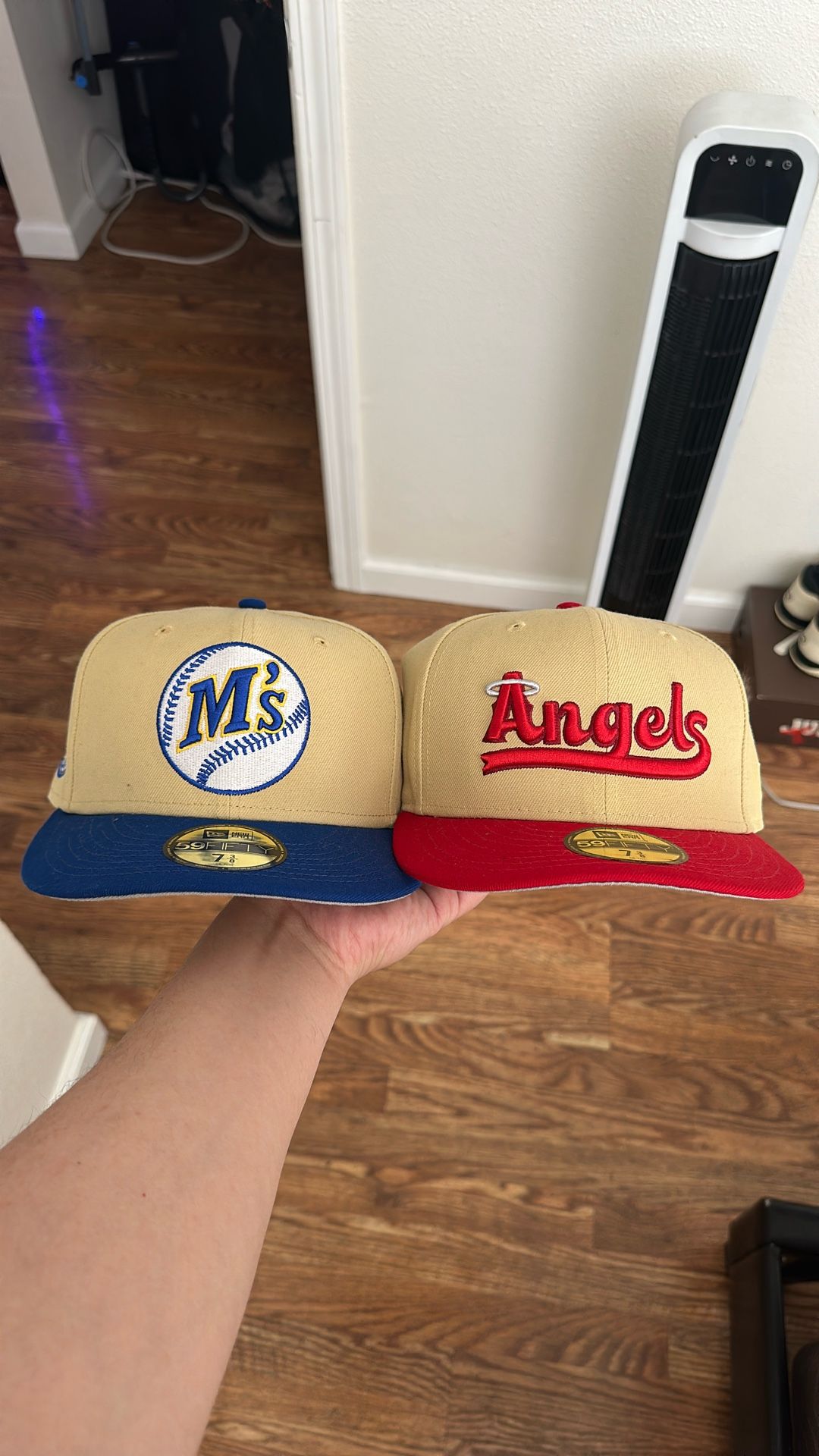 New Era Hats Both 7 3/8 40$ For Both