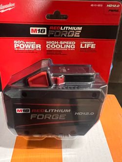 Milwaukee m18 forge battery 12.0