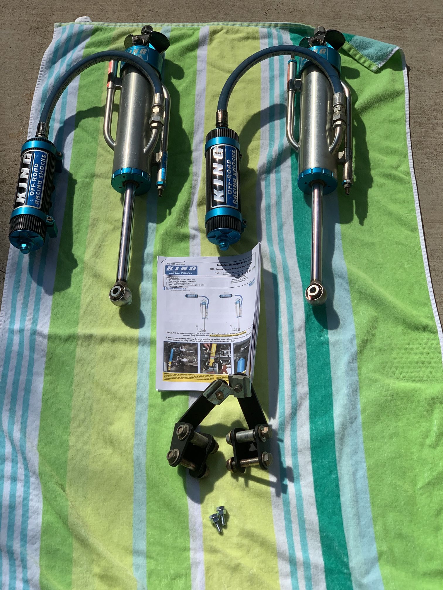 Used King 3.0 Bypasses for Tacoma