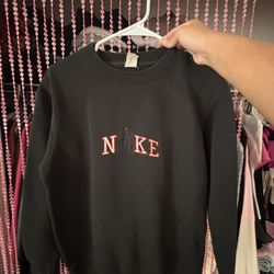 black nike spiderman crewneck