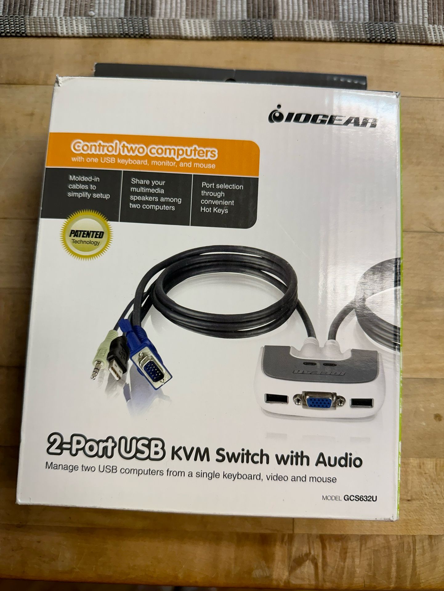 2 Port USB KVM Switchbox