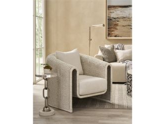 Key Largo Nomad Snow/White Lounge Chair