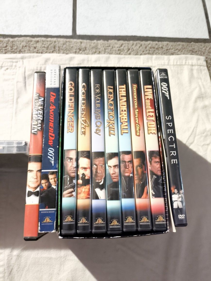 James Bond dvd collection / Movie dvd collection low price never say never again rare oop dvd