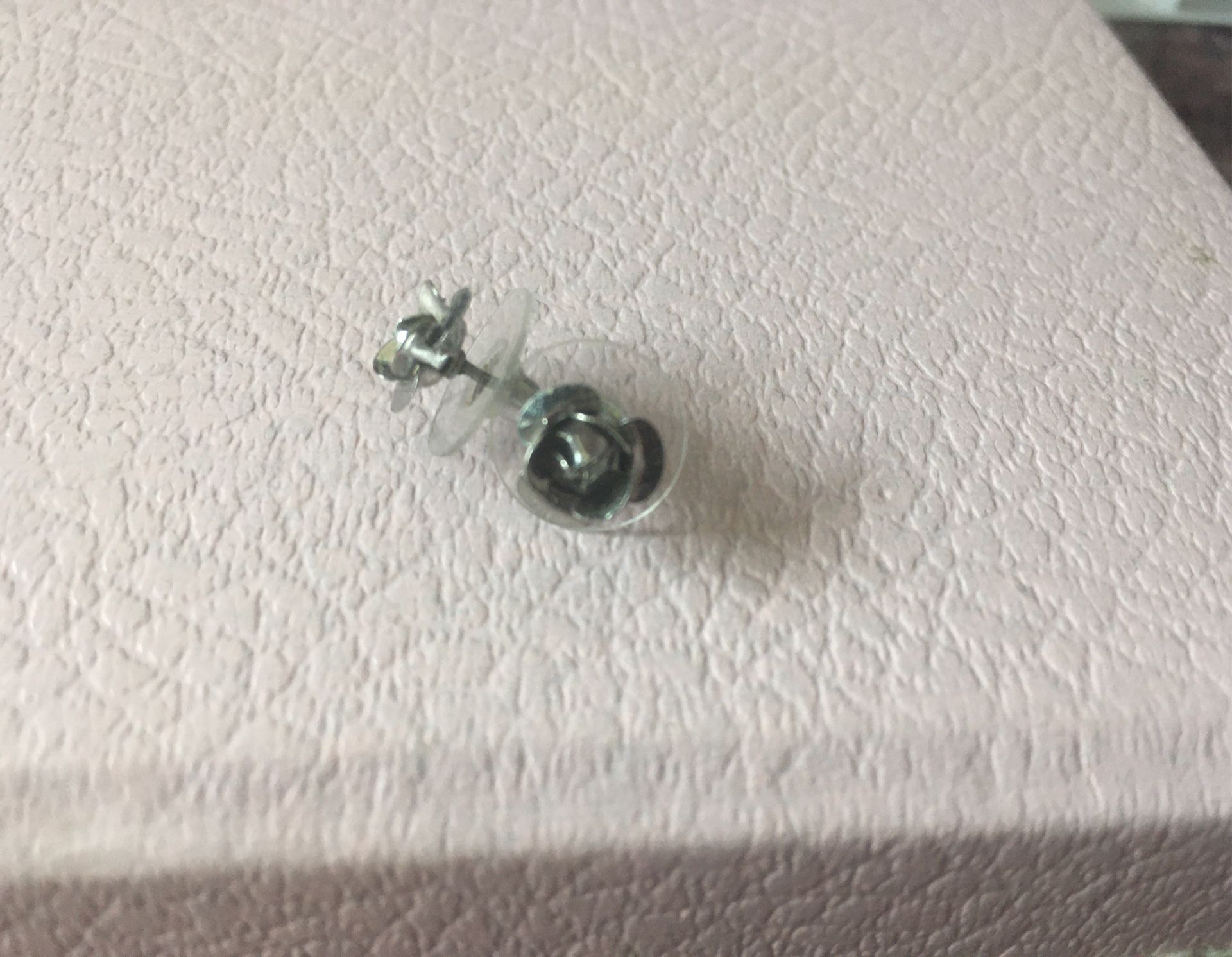 Silver Rose Earrings 
