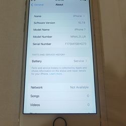 Unlocked iPhone 7 128gb Gold 