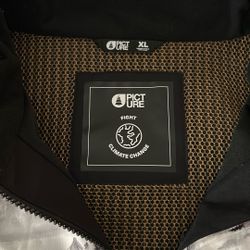 Picture Stone Print Snow Jacket